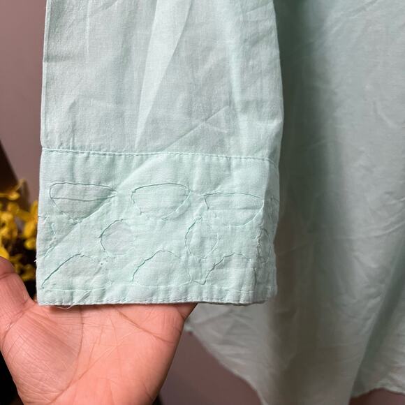 Boo Gemes‎ women’s blue tunic dress 100% cotton size XL Light Weight Resortwear - Picture 4 of 6